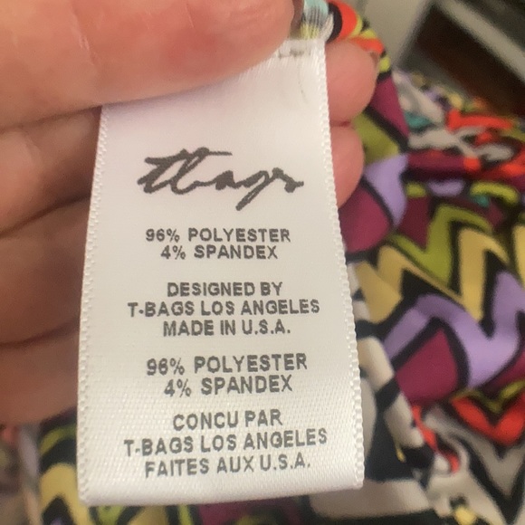 One of a kind. T-Bags 3 in 1 chevron minidress/tunic/top - Picture 9 of 9